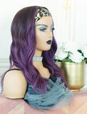 Donna #Purple Headband Wig Human Hair Wigs (WITH FREE TRENDY HEADBAND)