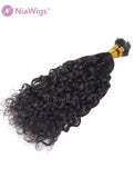 I Tip Human Hair Extensions Micro Links Water Wave(WITH FREE BEADS,LOOP THREADER)