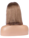 Cappuccino Human Hair Bob Wig Colorful Lace Wigs