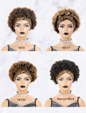 Headband Wig Afro Kinky Curly Human Hair Wigs