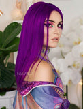 Paulina Remy Hair 16 Inches Lace Front Wig Bright Purple