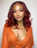 Ashley #Pastel Pink Human Hair 12 Inches Lace Wig
