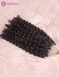 Kinky Curly Human Hair Micro Loop Extensions Curly Micro Ring Hair Extension