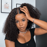 Clearance 100% Human Hair Curly 13x3 Inches Lace Front Wigs Preplucked Natural Hairline