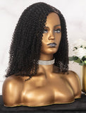 Kinky Curly U Part Human Hair Wig With Left Part Opening