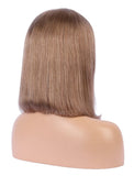 Cappuccino Human Hair Bob Wig Colorful Lace Wigs