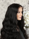 Natural Wave Human Hair Lace Front Wigs Softness & Smoothness