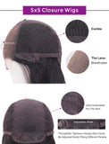 Gloria #Highlight Natural Wavy Human Hair Lace Wigs With Natural Hairline