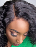 Curly Human Hair Lace Front Wigs With Natural Hairline