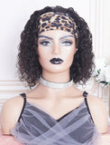 New Arrival Loose Curly Head Band Wig Human Hair Wigs (WITH ONE FREE TRENDY HEADBAND)