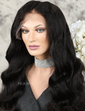 Loose Wave Human Hair Glueless Full Lace Wigs With Baby Hair