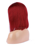 99j Human Hair Bob Wig Colorful Lace Wigs