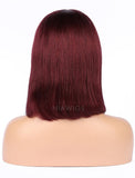 99j Human Hair Bob Wig Colorful Lace Wigs