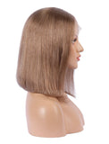 Cappuccino Human Hair Bob Wig Colorful Lace Wigs