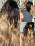Angeline Headband Wig Wavy Human Hair Wigs (WITH FREE TRENDY HEADBAND)