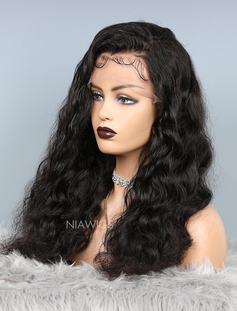 Loose Wave Lace Front Human Hair Wigs With Baby Hair