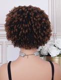 #1b/33 Headband Wig Human Hair 4C Kinky Curly Wigs (WITH FREE TRENDY HEADBAND)