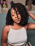 4A Micro Loop Extension Kinky Curly Micro Ring Human Hair Extensions For Black Women