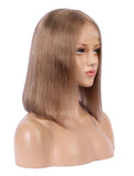 Cappuccino Human Hair Bob Wig Colorful Lace Wigs