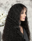 Water Wave Human Hair Glueless Full Stretchable Wigs With Baby Hair