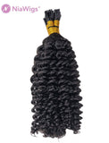 Deep Curly I Tip Human Hair Extensions Micro Links(WITH FREE BEADS,LOOP THREADER)