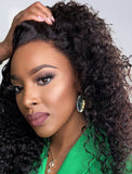 Curly Human Hair Lace Front Wigs With Natural Hairline