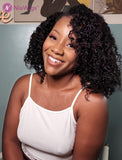 4A Micro Loop Extension Kinky Curly Micro Ring Human Hair Extensions For Black Women