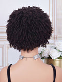 Headband Wig 4C Kinky Curls Human Hair Wigs (WITH FREE TRENDY HEADBAND)