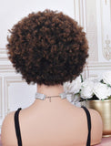 #1b/30 Headband Wig Human Hair 3A Kinky Curly Wigs (WITH FREE TRENDY HEADBAND)