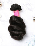 Hair Weft Bundles Natural Color Brazilian Loose Wave Human Hair