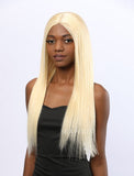 Yolanda Remy Hair 20 Inches Lace Front Wig #613 Honey Blonde