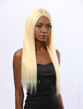 Yolanda Remy Hair 20 Inches Lace Front Wig #613 Honey Blonde