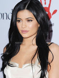 Kylie Kristen Jenner Inspired Virgin Human Hair Natural Wavy Celebrity Wigs