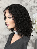 Fashion Bob Glueless Full Lace Wigs Human Hair Curly Bob Wig