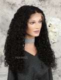 Loose Curly Brazilian Human Hair Glueless Full Stretchable Wigs
