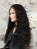 Best Selling Natural Wavy Human Hair Glueless Full Lace Wigs With Baby Hair