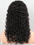 Natural Wave Human Hair Glueless Full Lace Wigs Free Parting With Baby Hair