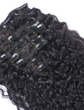 Clip-In Hair Extensions Brazilian Hair Curly