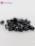 100 Pcs Silicone-Lined Beads For I Tip/Micro Rring Hair Extensions
