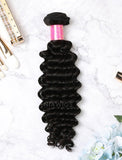 Hair Weft Bundles Natural Color Brazilian Deep Curly Human Hair