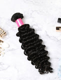 Hair Weft Bundles Natural Color Brazilian Deep Curly Human Hair