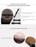 Body Wave Human Hair Glueless Full Stretchable Wigs With Baby Hair