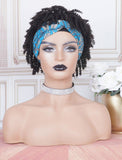 Headband Wig Kinky Curls Human Hair Wigs (WITH FREE TRENDY HEADBAND)