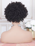 Pixie Short Human Hair Headband Wig Curly Wigs (WITH ONE FREE TRENDY HEADBAND)