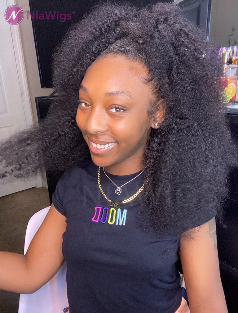 4A Tape On Hair Extensions Kinky Curly Extension Human Hair  display picture 3