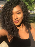 2025 Best Selling Curly Human Hair Lace Front Wigs With Natural Hairline