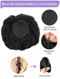 Kinky Curly Wrap Around Drawstring Ponytail Human Hair Extensions