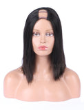Bob Straight U Part Wig Short Bob Human Hair Uparting Wigs