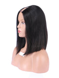 Bob Straight U Part Wig Short Bob Human Hair Uparting Wigs