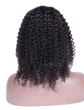 Afro Kinky Curly Human Hair Upart Wigs With Right Opening Part